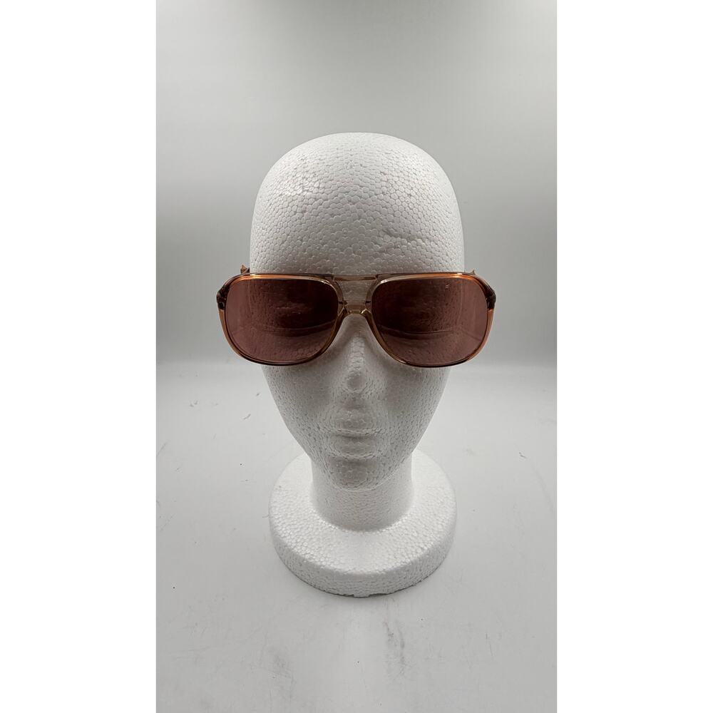 VTG Luxottica Gordon Litebrown Eyeglasses FRAME ONLY Italy